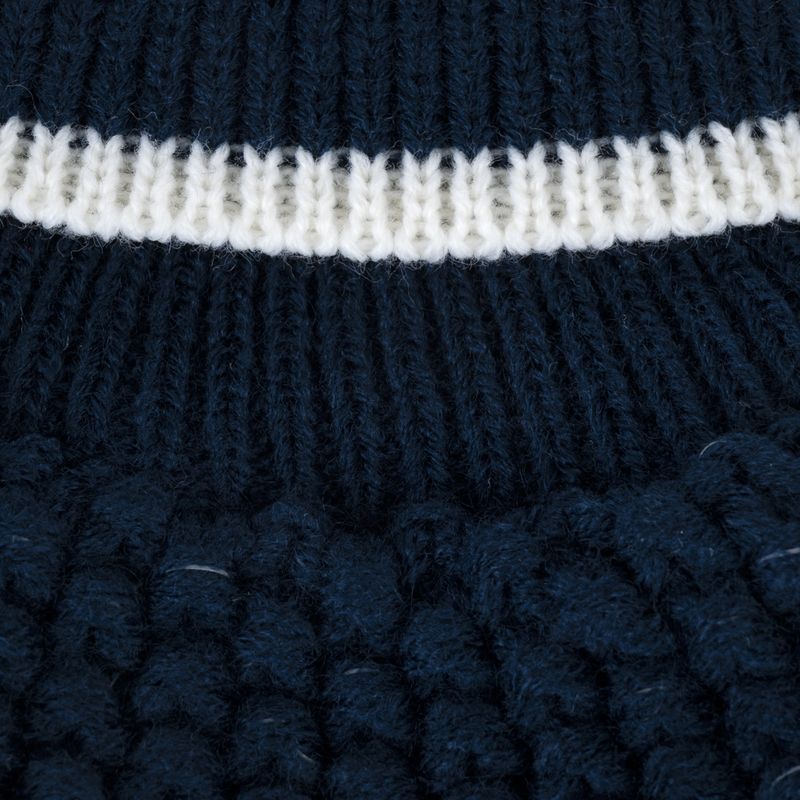 TIAKI Reflective Knit Dog Jumper - Dark Blue approx. 35cm Back Length