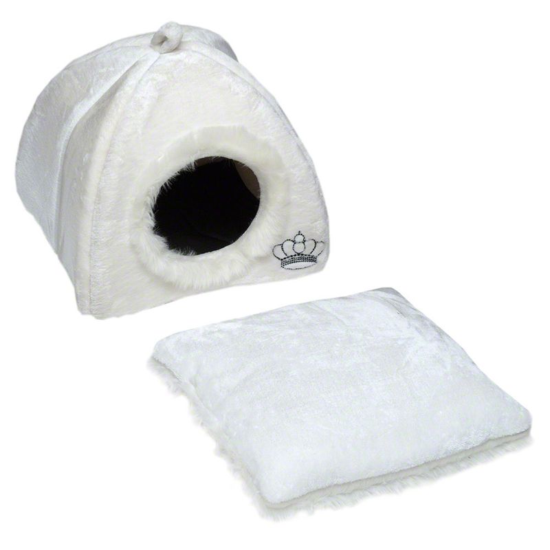 Royal Pet Den - White 45 x 45 x 45 cm (L x W x H)