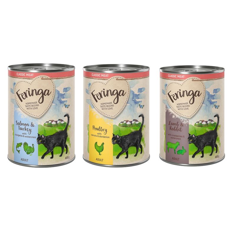 Feringa Classic Meat Menu 6 x 400g Classic Mix 1 (3 Varieties)
