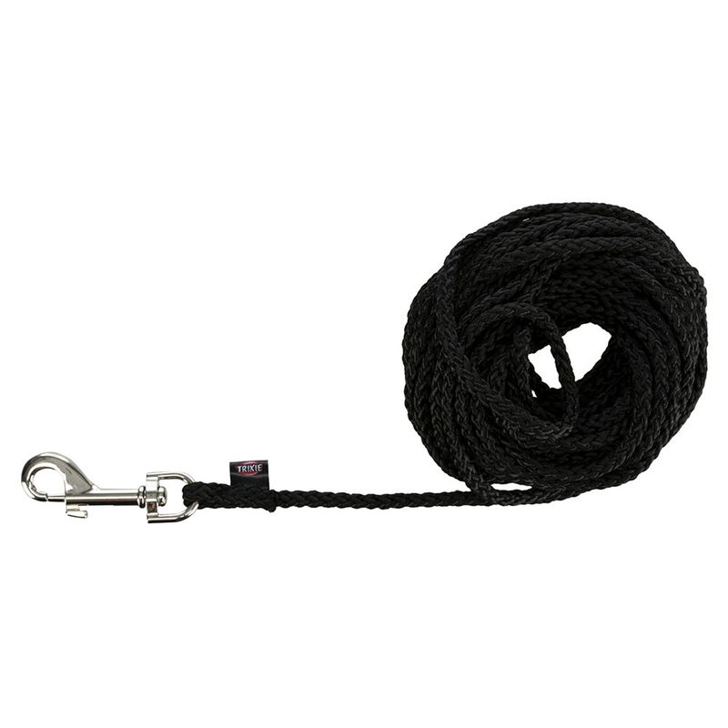 Trixie Round Drag Line - Black Size S–M: 5m (L), 5mm diameter