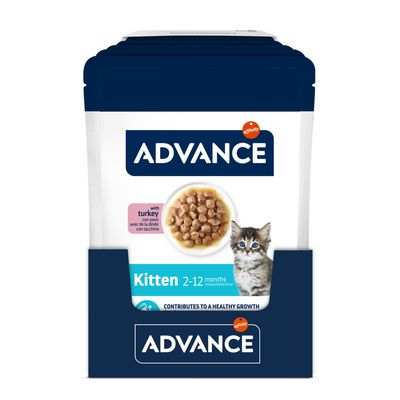 Advance Kitten Turkey 12 x 85g