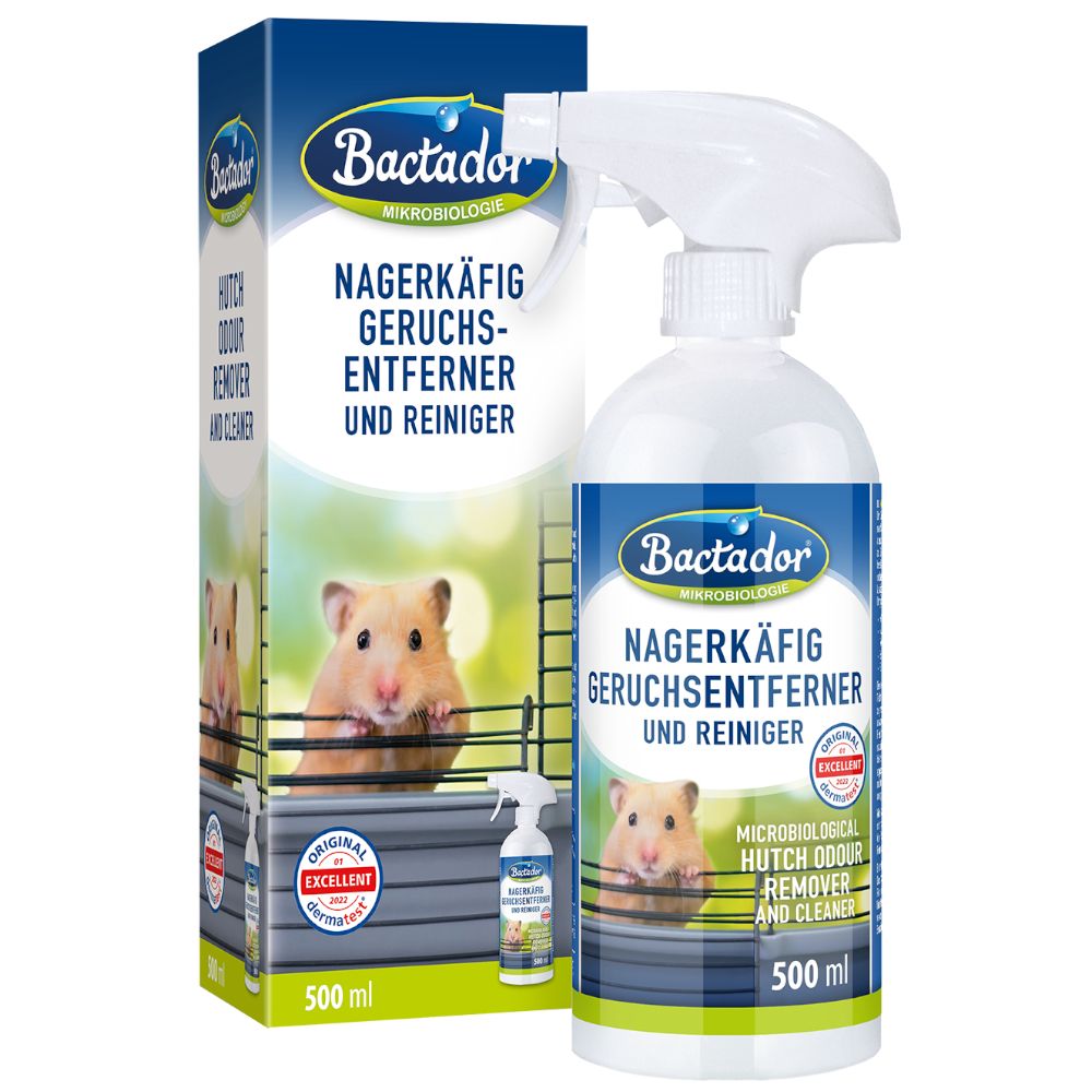 Bactador Small Animal Cage Odor Remover and Cleaner 500ml