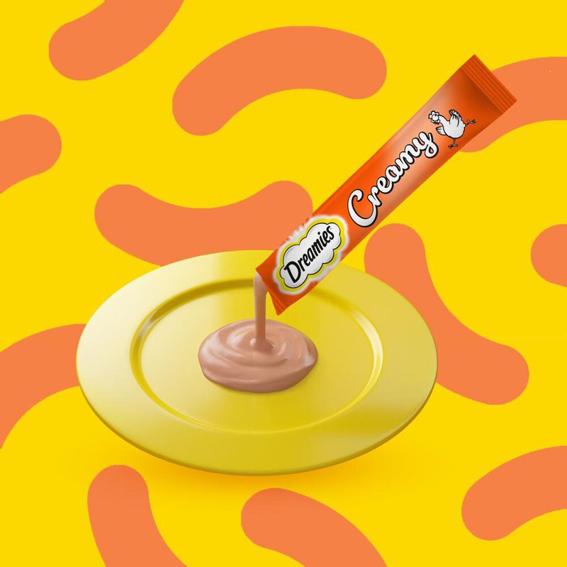 Dreamies Creamy Snacks Chicken (4 x 10g)
