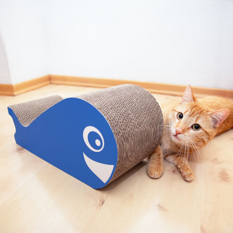 TIAKI Whale Scratching Toy approx. 43 x 18 x 19 cm (L x W x H)