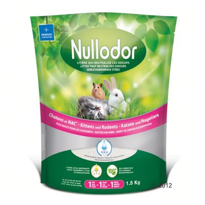 Nullodor Silicate Litter for Cats and Small Animals 1,5 kg