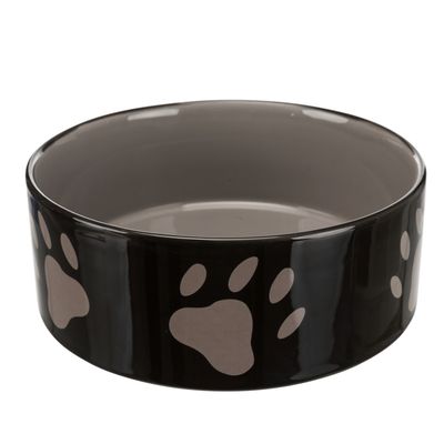 Trixie Ceramic Bowl with Paw Prints 0.3 litre