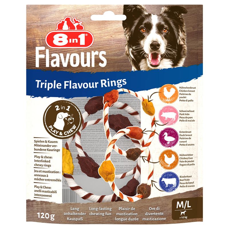 8in1 Triple Flavour Rings 120g