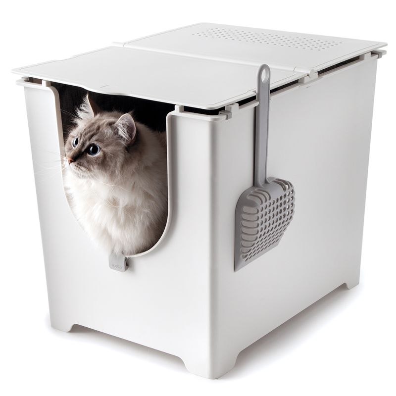 Modkat Flip Cat Litter Box White