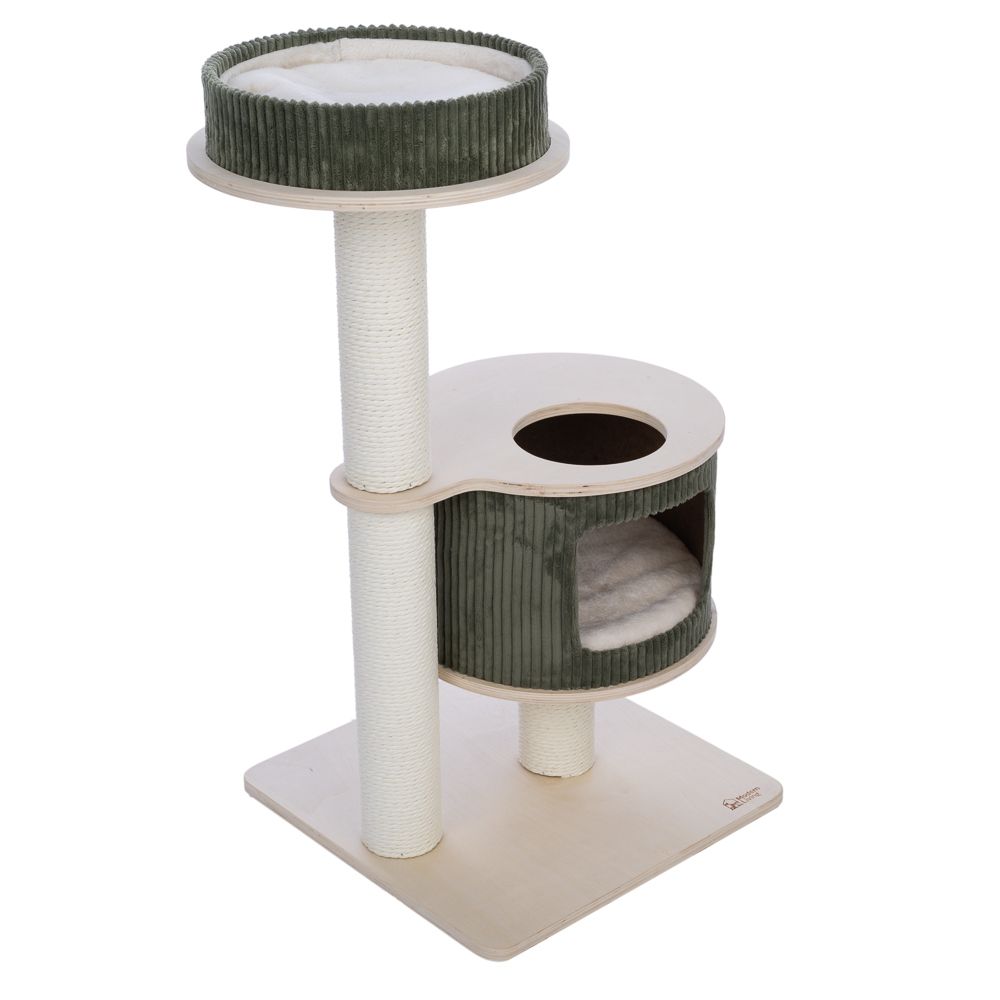 Modern Living Helsinki Scratching Tree S Army Green/Cream