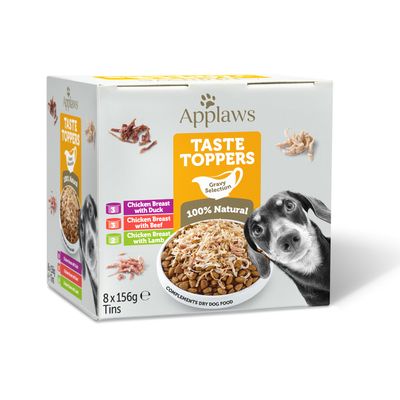 Applaws Taste Toppers Mixed Pack 8 x 156g Broth Mixed Pack