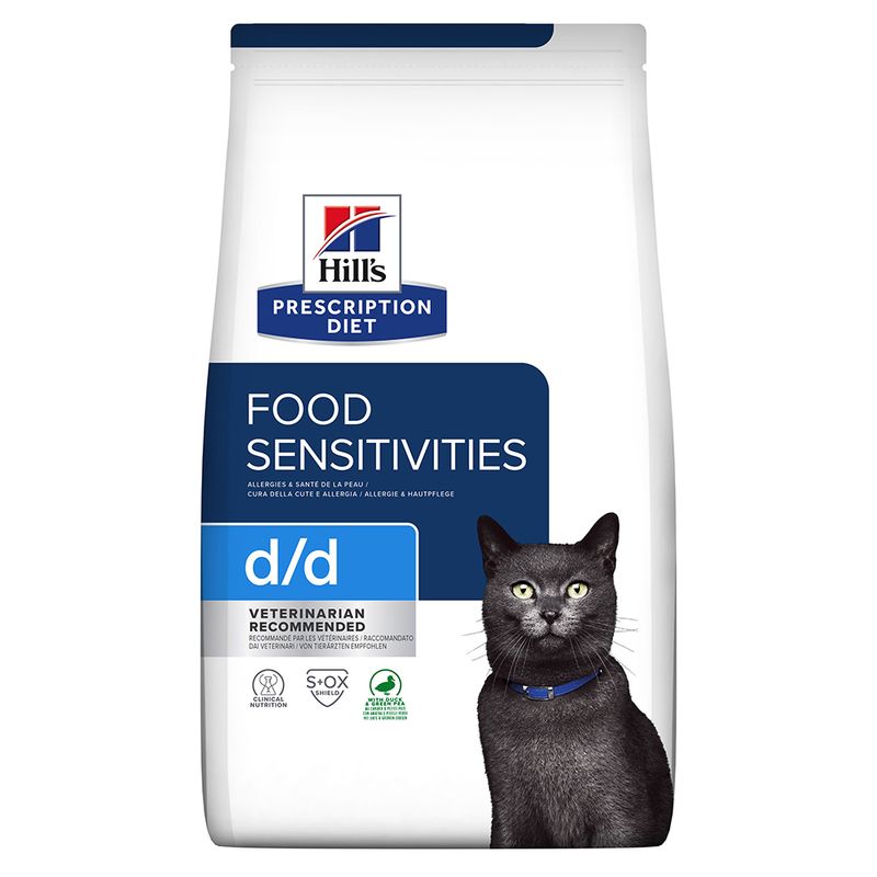 Hill's Prescription Diet Feline d/d Food Sensitivities - Duck & Green Peas 3kg