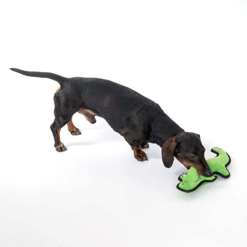 TIAKI Happy Croco Tough Dog Toy 33 x 14 x 5cm (Lx W x H)