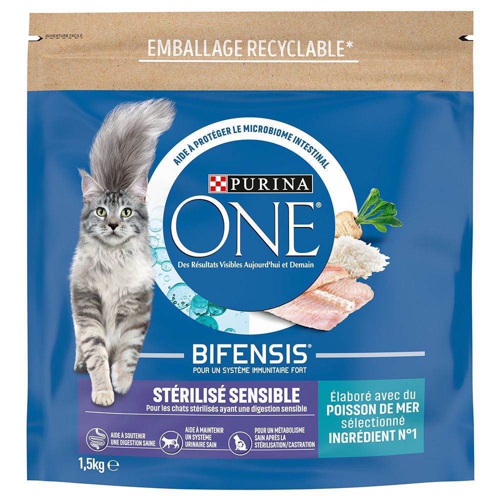 PURINA ONE SterilCat Sensitive Ocean Fish 1.5kg