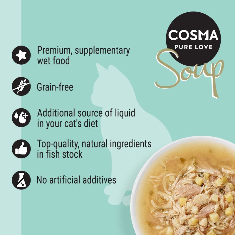 Cosma Soup 12 x 40g Mix 1 (4 Varieties)