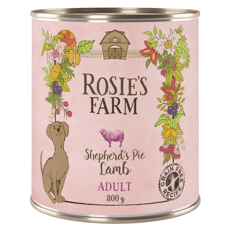 Rosie's Farm Adult Mixed Trial Pack - 6 x 800g Mixed Pack I (3 Flavours)