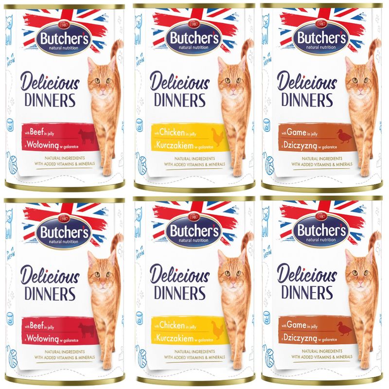 Butcher's Delicious Dinners 6 x 400g Mixed Pack (3 Varieties)