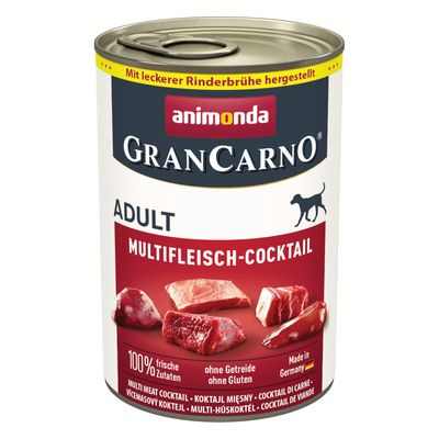 animonda GranCarno Adult Mixed Pack 48 x 400g Mixed Pack (8 Varieties)