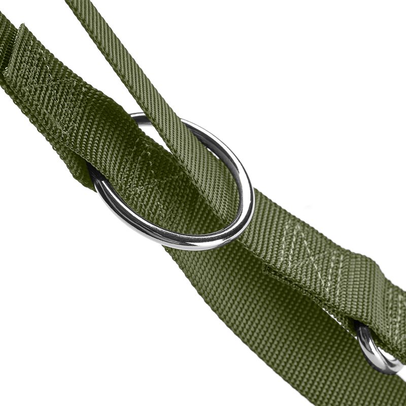 HUNTER Set: London Vario Rapid Harness + London Lead – Olive Green Harness Size XXS-XS + Lead 200cm/15mm