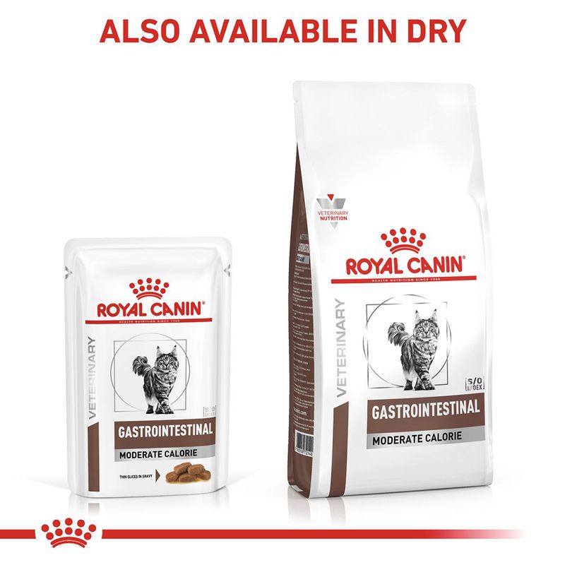 Royal Canin Veterinary - Gastrointestinal Moderate Calorie in Gravy 12 x 85g
