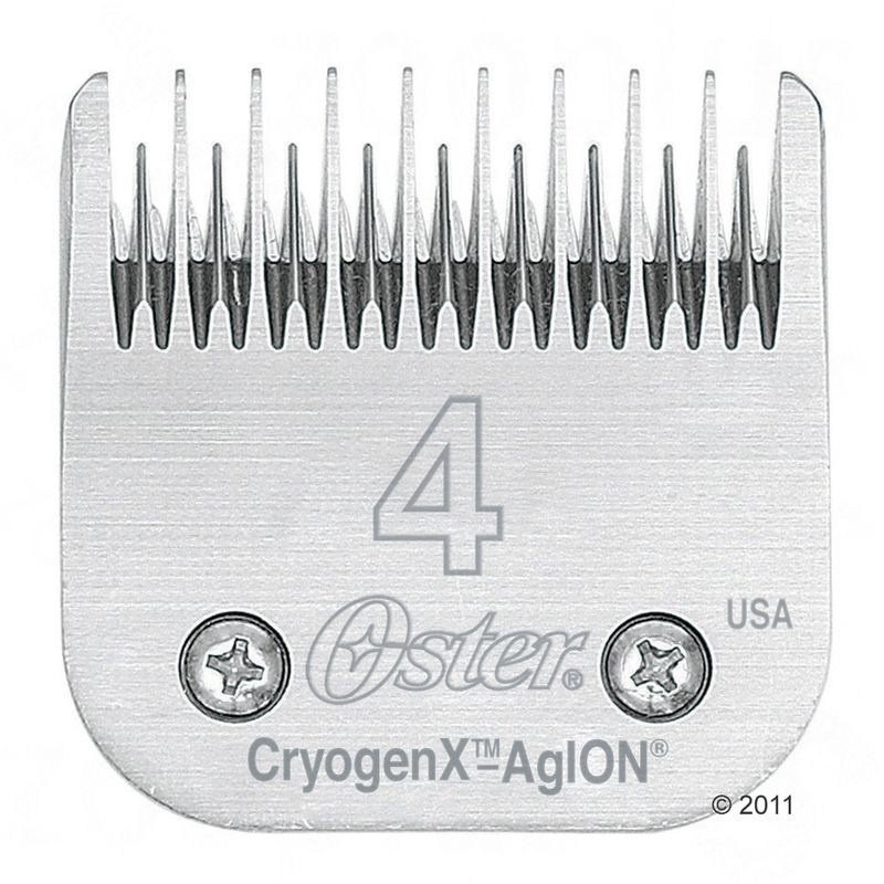 Clipper blades for Oster Clippers Clipper Blade No.4 (Length 9.5mm, Skip Tooth)