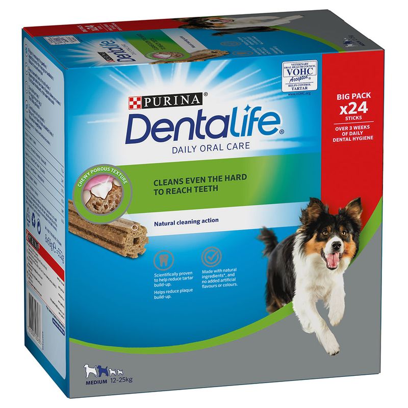 Purina Dentalife Dental Care Dog Snacks - 30% Off! * Daily for Small Breed (7-12kg) 30 Sticks (10 x 49g)