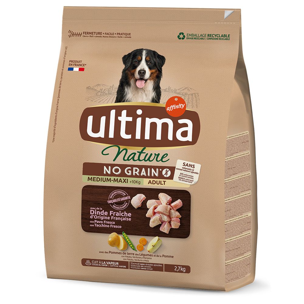 Ultima Nature Medium/Maxi Adult No Grain Turkey 2.7kg