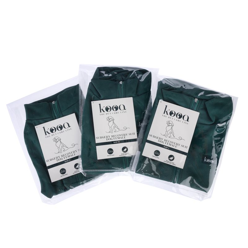 kooa OP-Bodysuit for Female Dogs Size M: approx. 45cm back length