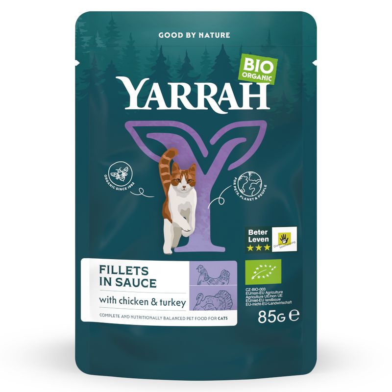 Yarrah Organic Fillets in Sauce 14 x 85g Organic Beef