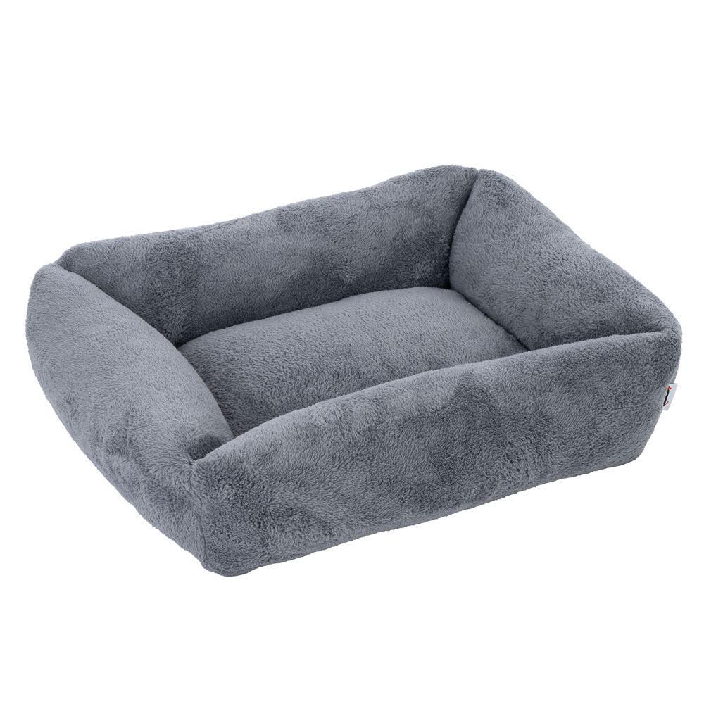 TIAKI Lazy Bear Dog Bed – Dark Grey Size M: 70 x 55 x 20cm (L x W x H)
