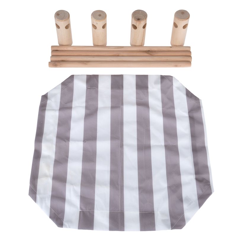 TIAKI Stripes Cat Bed 50 x 50 x 13cm (L x W x H)