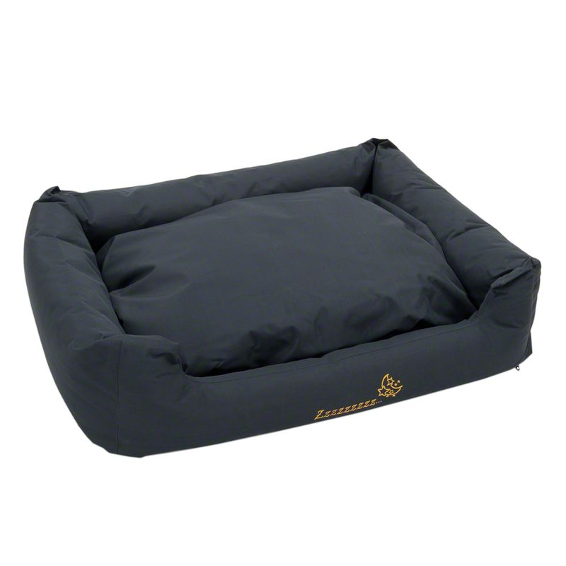 Dog bed Sleepy Time grey with cushion 80 x 65 x 30 cm (L x W x H)
