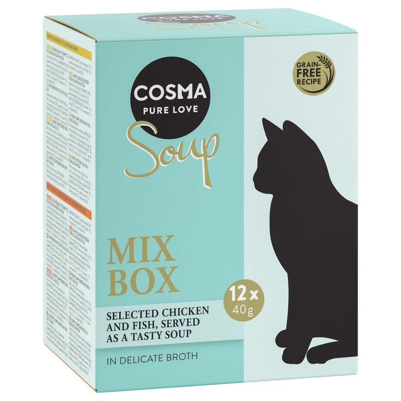 Cosma Soup 12 x 40g Mix 1 (4 Varieties)