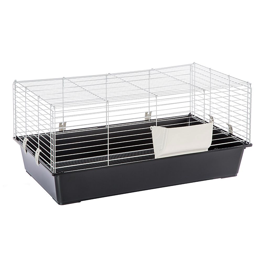 Piggy Basic Rabbit & Guinea Pig Cage Black: 95 x 57 x 46 cm (L x W x H)