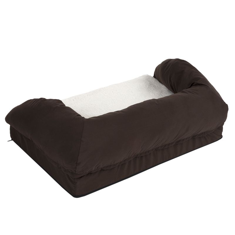 Orthopaedic square dog bed 75 x 50 x 25 cm (L x W x H)