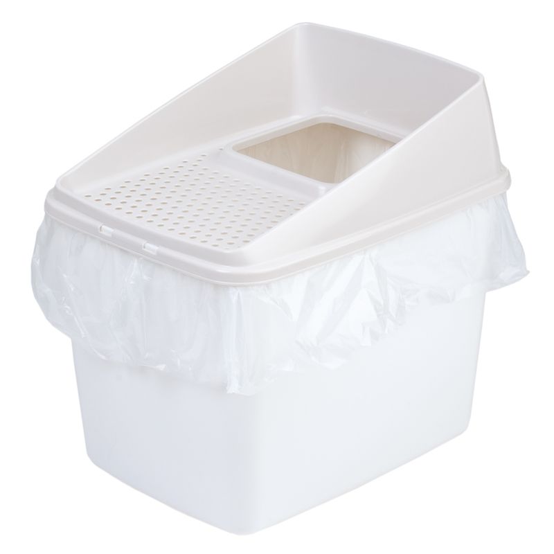 Big Box Cat Litter Tray White