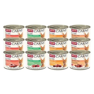 animonda Carny Kitten Mixed Pack 12 x 200g Mixed Pack (4 Varieties)