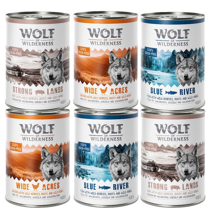 Little Wolf of Wilderness Saver Pack 24 x 400g Mixed Pack