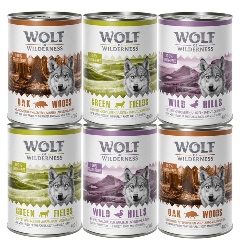 Little Wolf of Wilderness Saver Pack 24 x 400g Mixed Pack
