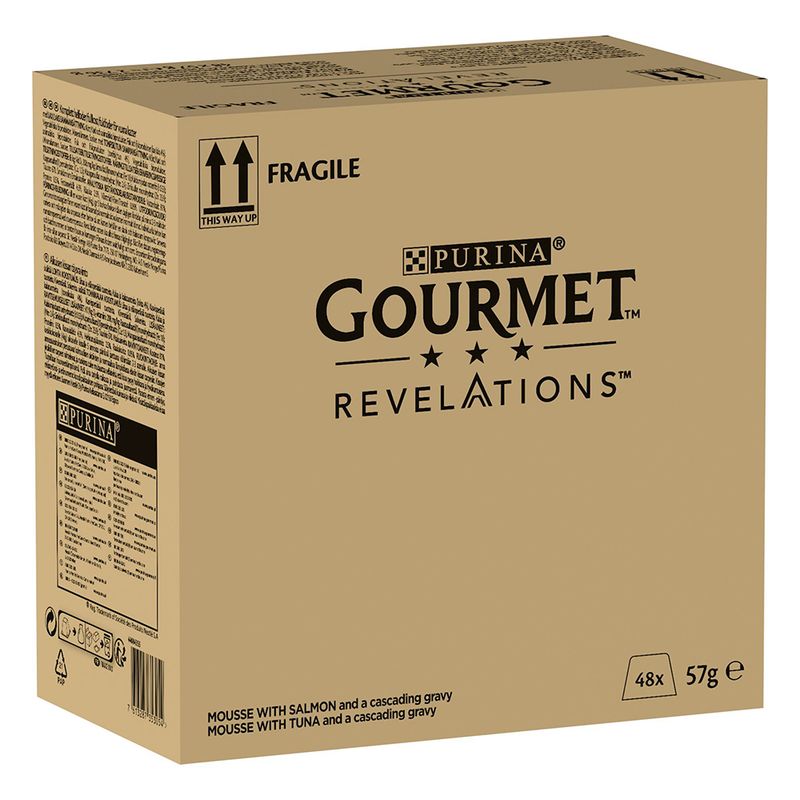 Gourmet Revelations Mousse Saver Pack 48 x 57g Chicken & Beef