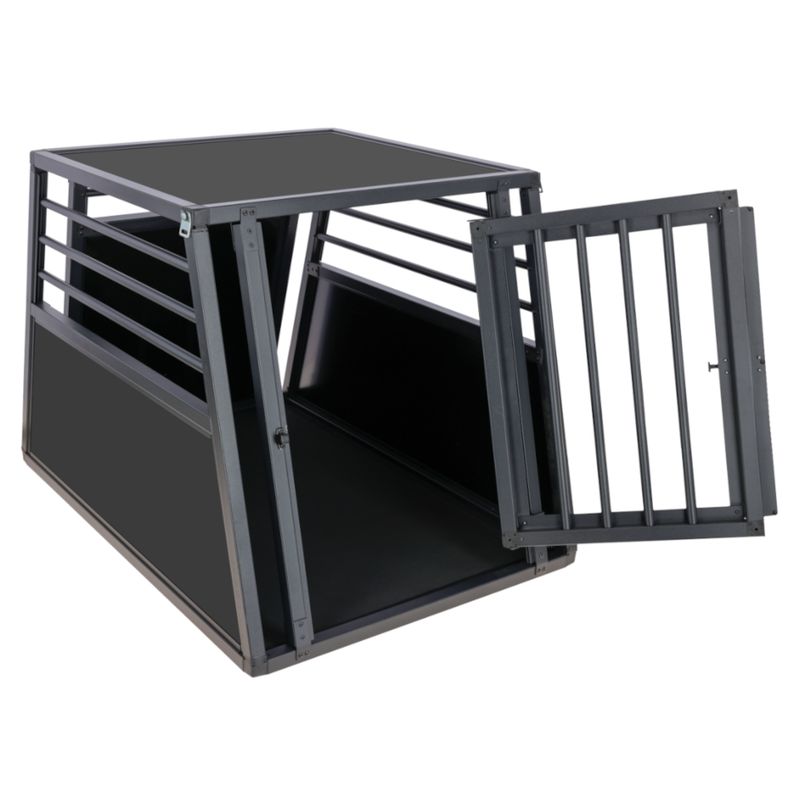 Kerbl Pet Transport Box Vacation - Graphite 77 x 55 x 50cm (L x W x H)