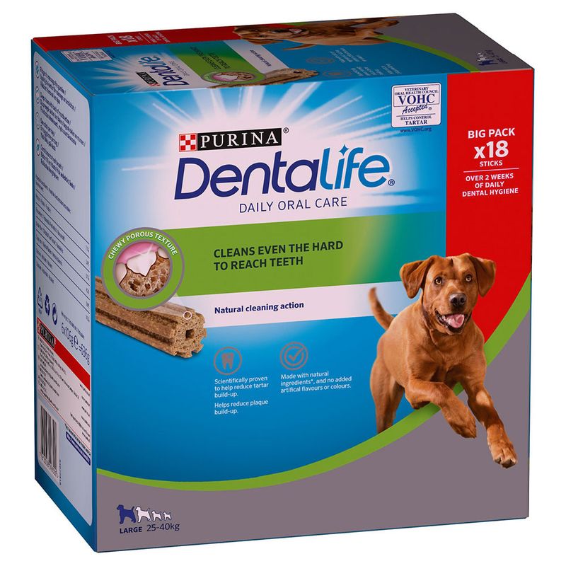 Purina Dentalife Dental Care Dog Snacks - 30% Off! * Daily for Small Breed (7-12kg) 30 Sticks (10 x 49g)
