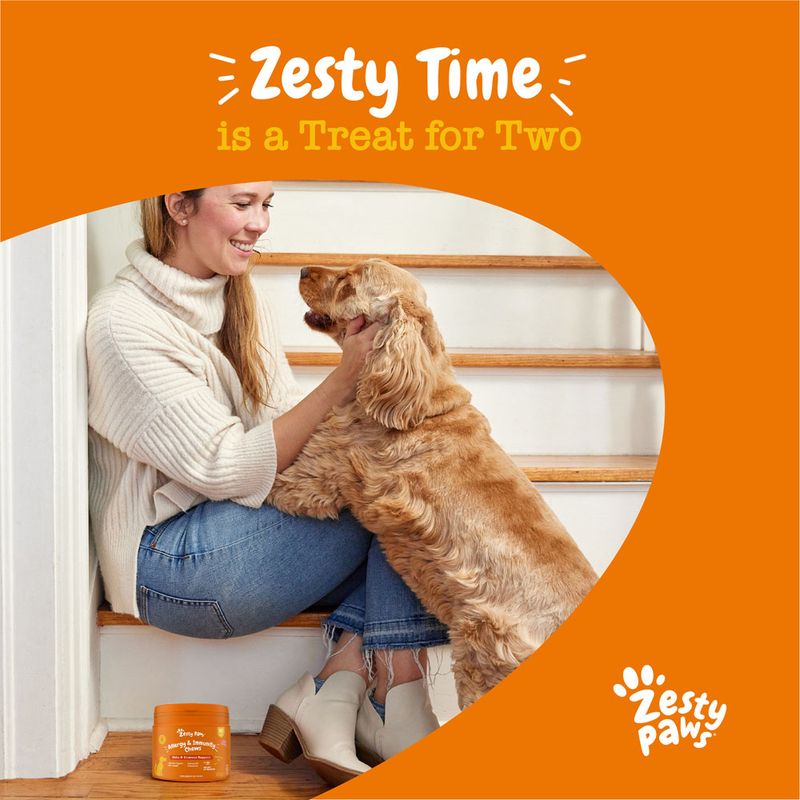 Zesty Paws Allergy & Immunity Chews - Salmon 90 Chews