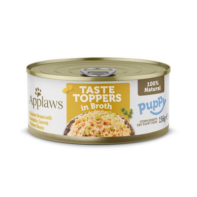 Applaws Puppy Taste Toppers in Broth 6 x 156g Chicken Breast with Vegetables