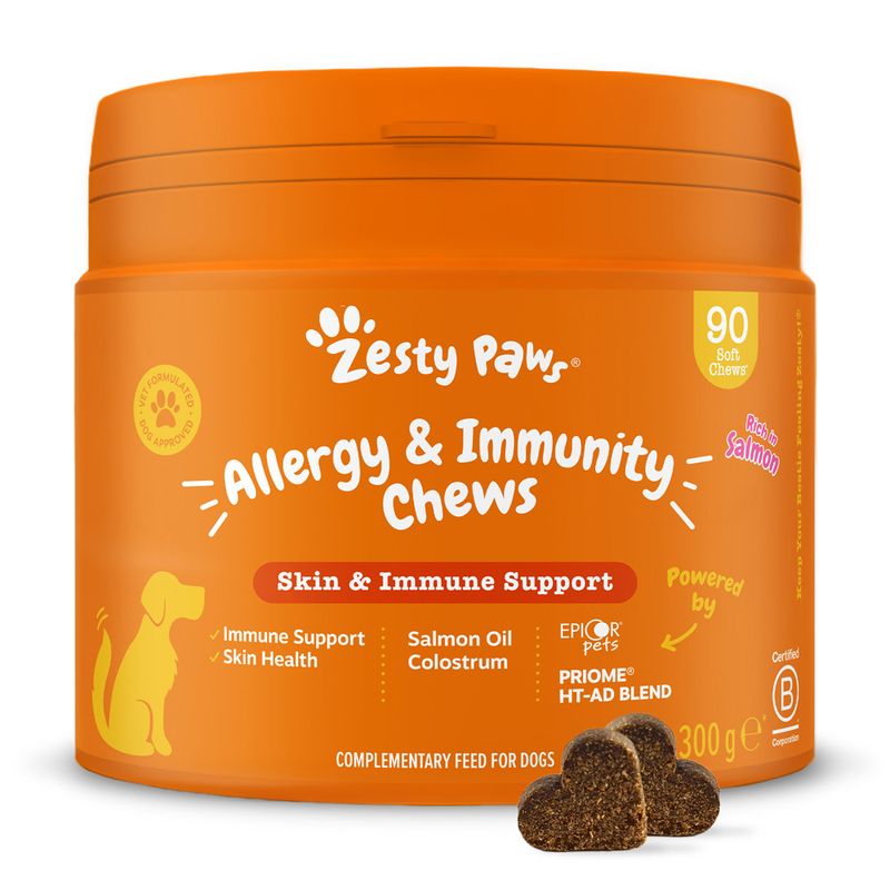 Zesty Paws Allergy & Immunity Chews - Salmon 90 Chews