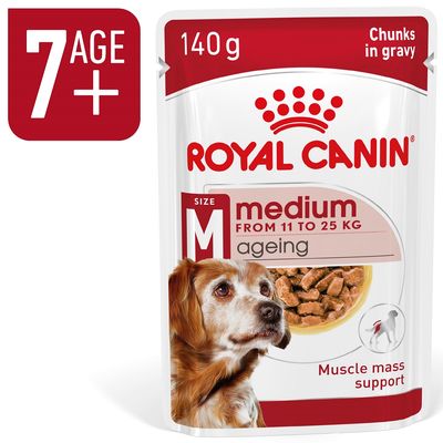 Royal Canin Medium Ageing in Gravy 10 x 140g