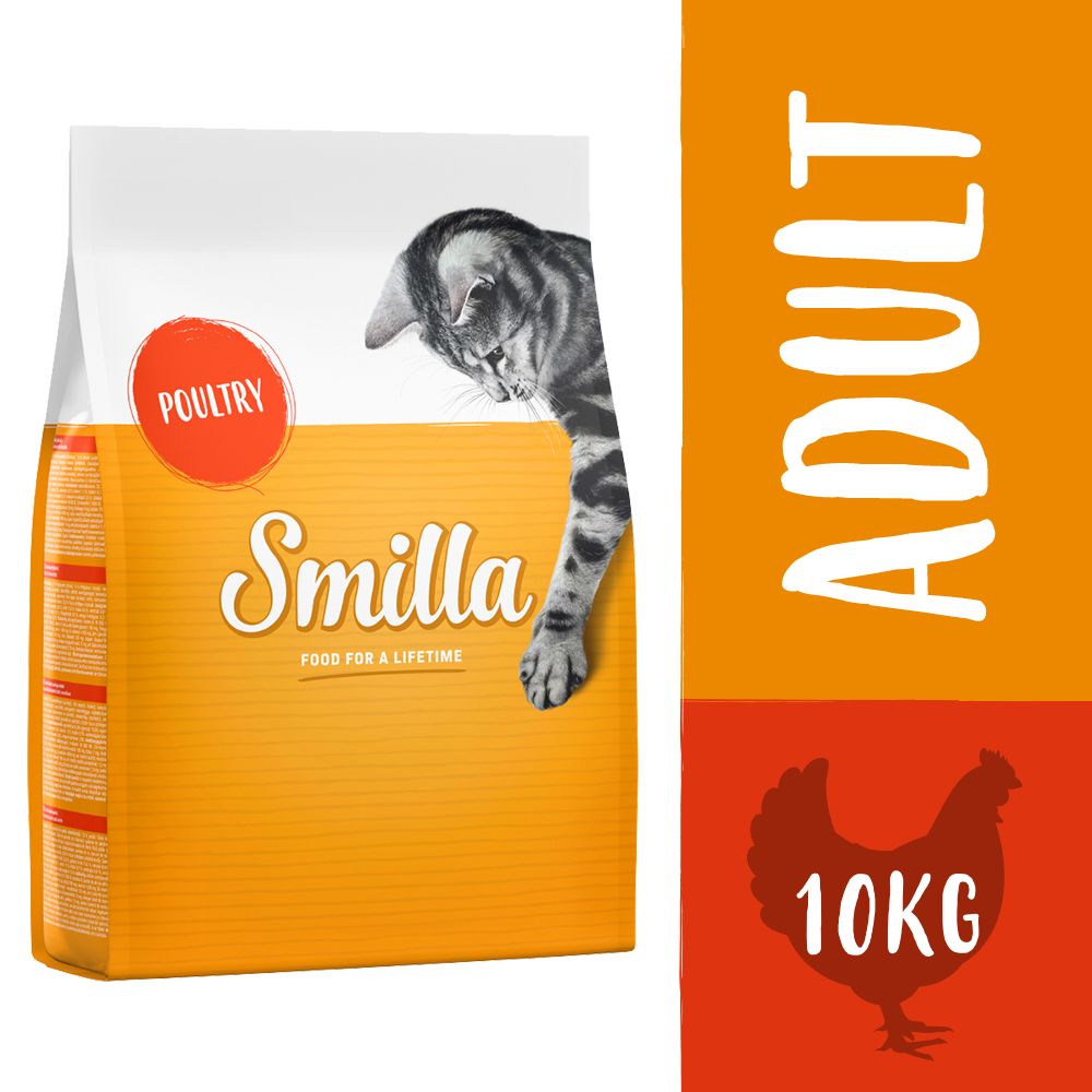 Smilla Dry Cat Food Economy Packs 2 x 10kg Adult Poultry