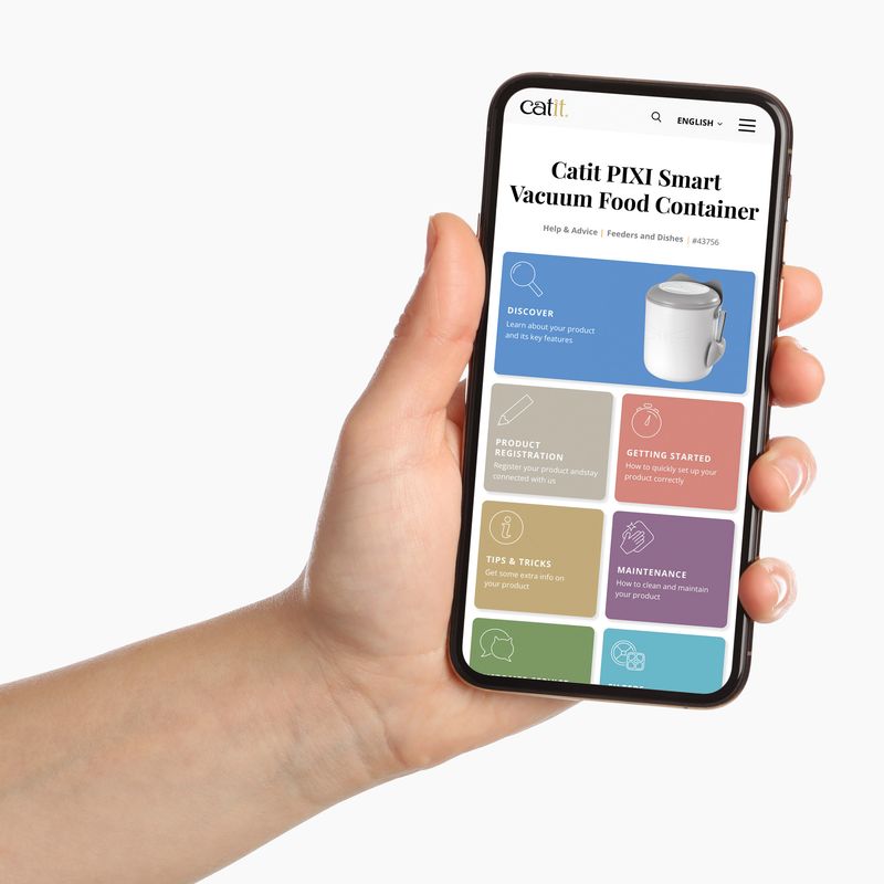 Catit Pixi Vacuum Food Container up to 5.5kg of dry food