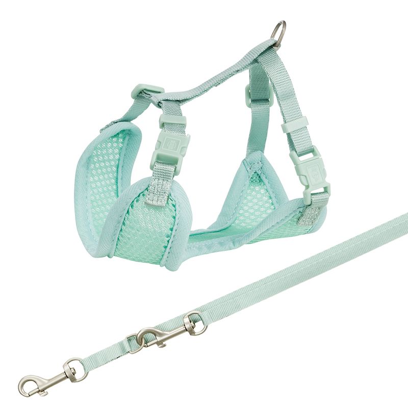 Trixie Junior Soft Puppy Harness with Lead Light Grey