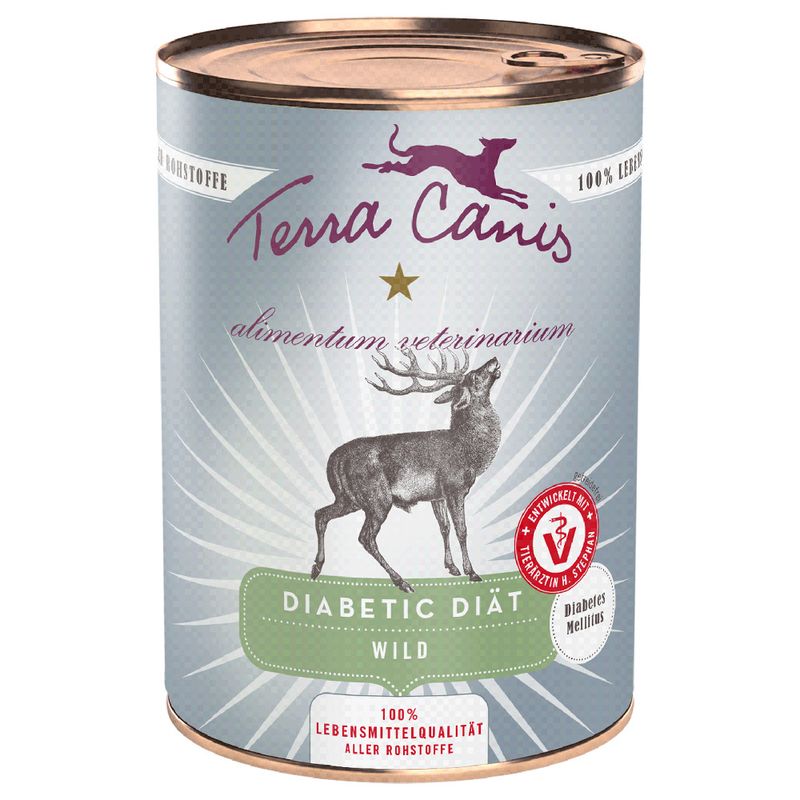 Terra Canis Alimentum Veterinarium Diabetic Diet 6 x 400 g Game