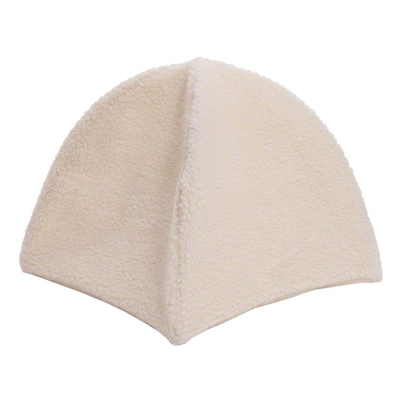 Fleecy Sheepskin Cat Den 43.5 x 43.5 x 40cm (L x W x H)